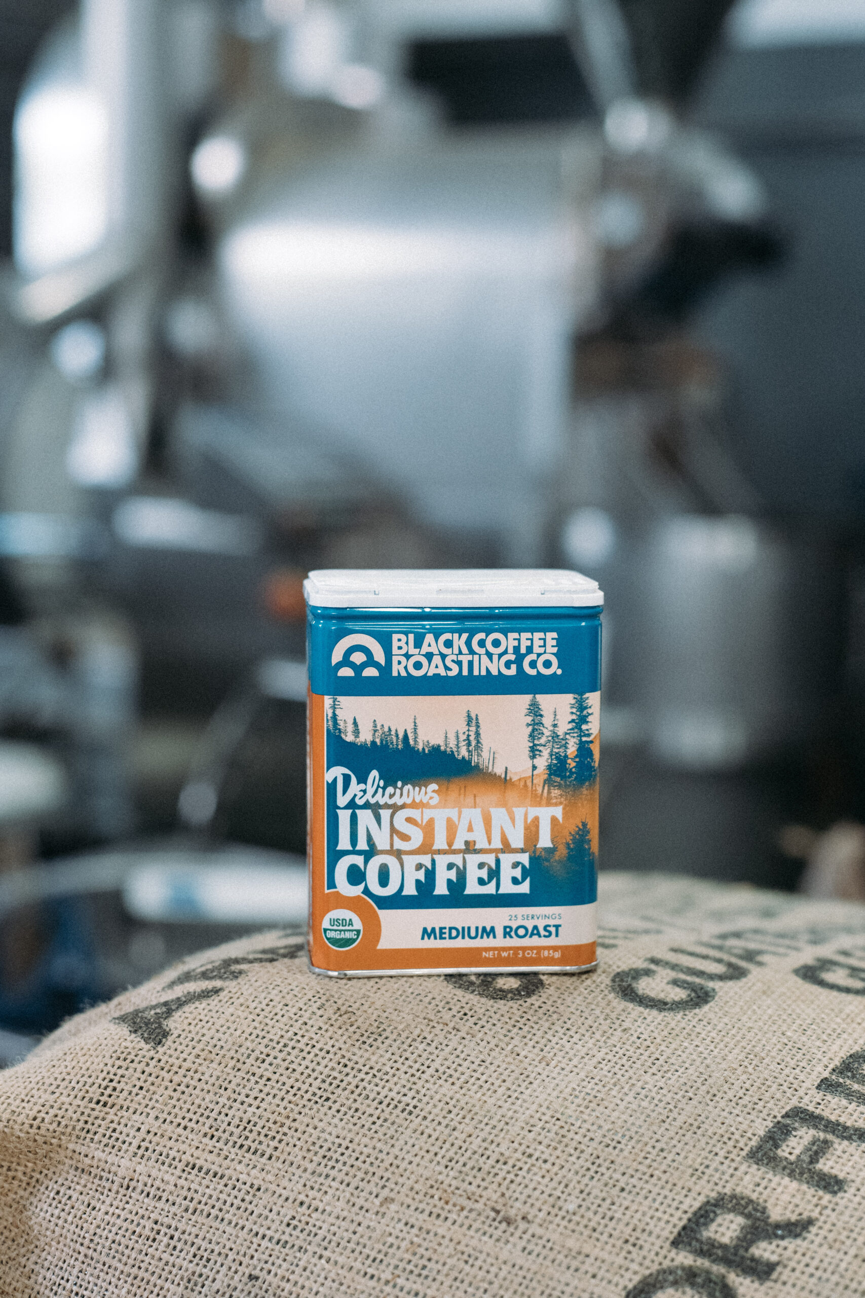 Delicious Organic Instant Coffee Tin - Black Coffee Roasting Company