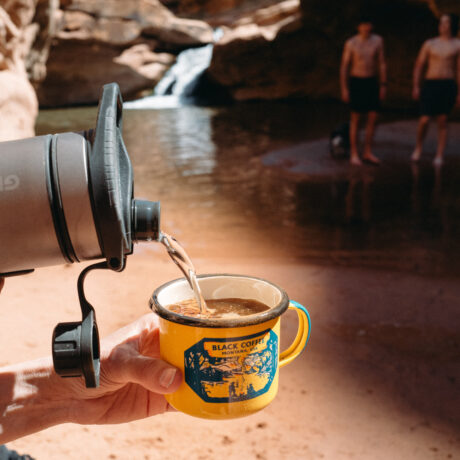Metal Camp Mug