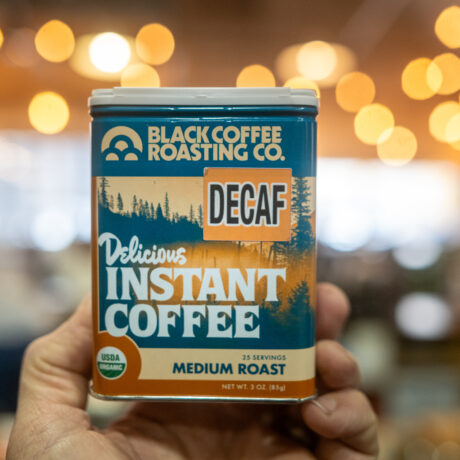 Delicious Organic Instant DECAF Coffee Tin